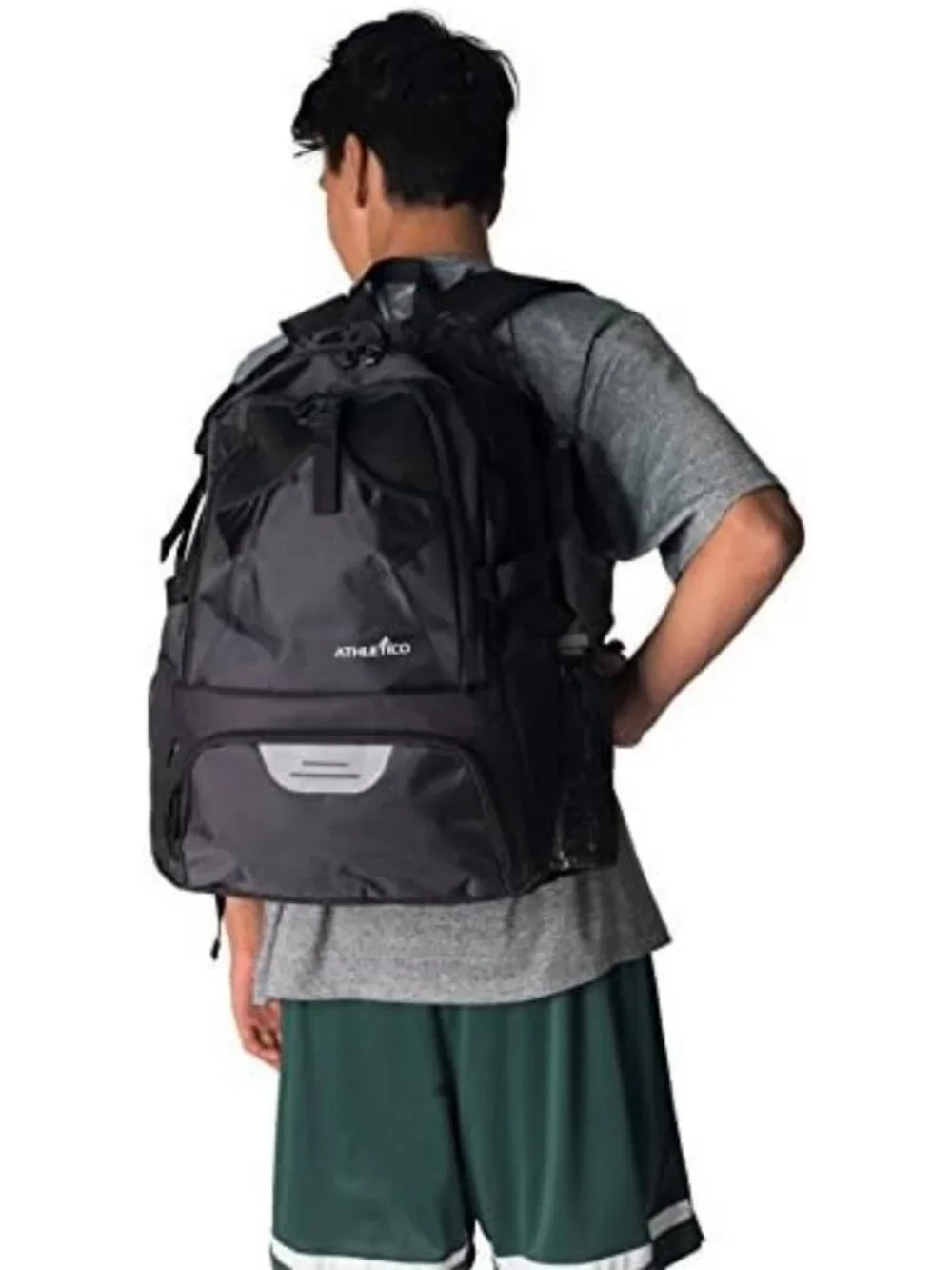 Versatile Sports Backpack for Soccer, Basketball & Football with Cleat & Ball